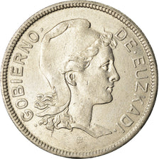 Coin, SPAIN CIVIL WAR, EUZKADI, 2 Pesetas, 1937, Brussels, AU(55-58), Nickel