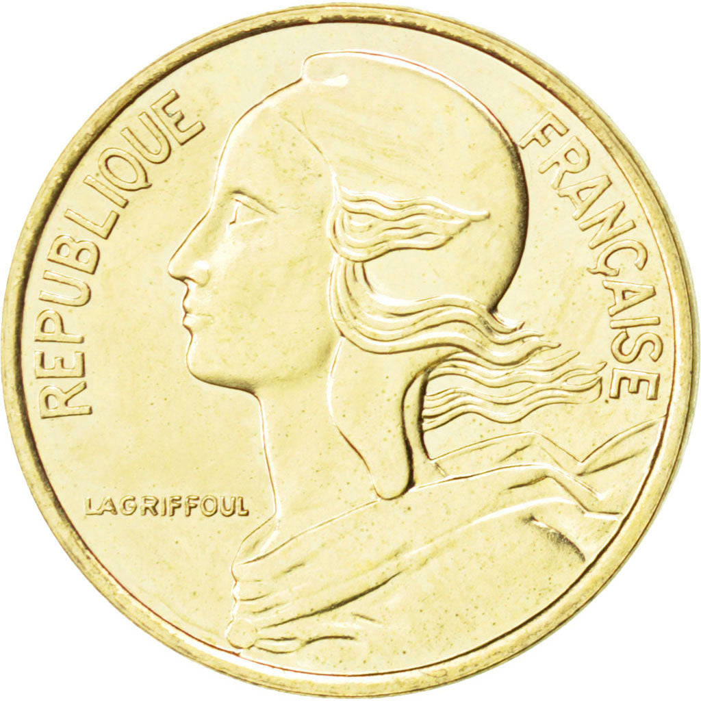 FRANCE, Marianne, 5 Centimes, 1991, Paris, KM #933, MS(60-62), Aluminum-Bronze,.