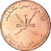 Coin, Oman, Qabus bin Sa'id, 10 Baisa, 2011, British Royal Mint, MS(63), Bronze