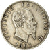 Coin, Italy, Vittorio Emanuele II, 20 Centesimi, 1863, Milan, EF(40-45), Silver