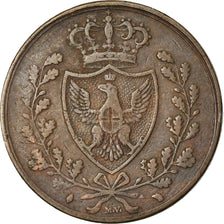 Moneta, DEPARTAMENTY WŁOSKIE, SARDINIA, Carlo Felice, 5 Centesimi, 1826
