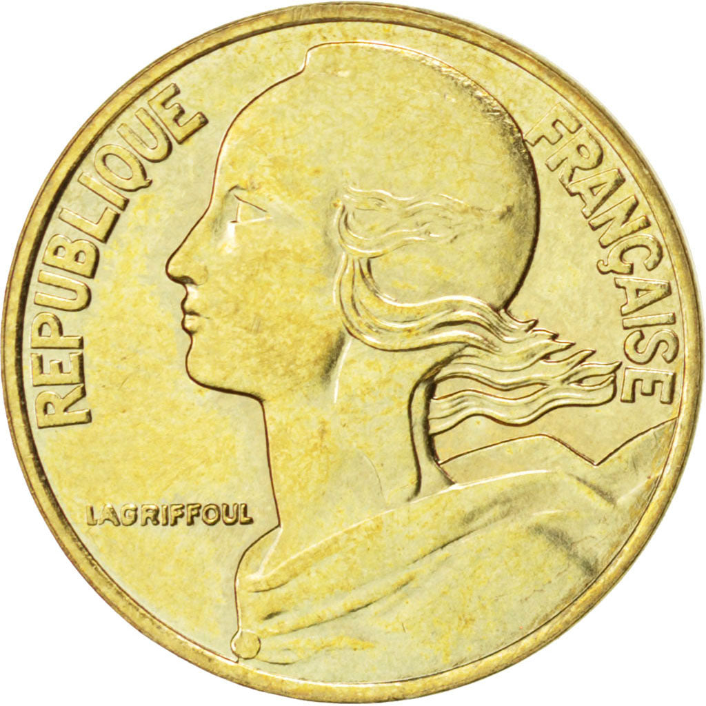 FRANCE, Marianne, 5 Centimes, 1996, Paris, KM #933, MS(63), Aluminum-Bronze,...