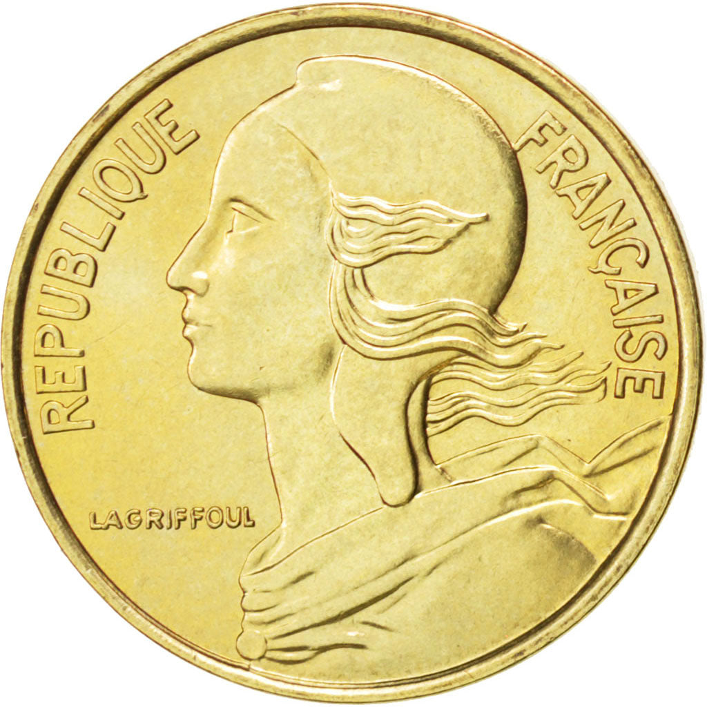 FRANCE, Marianne, 5 Centimes, 1998, Paris, KM #933, MS(63), Aluminum-Bronze,...