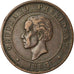 Haiti, 20 Centimes, 1863, EF(40-45), Bronze, KM:41