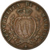 Moneta, San Marino, 5 Centesimi, 1894, Rome, BB, Rame, KM:1