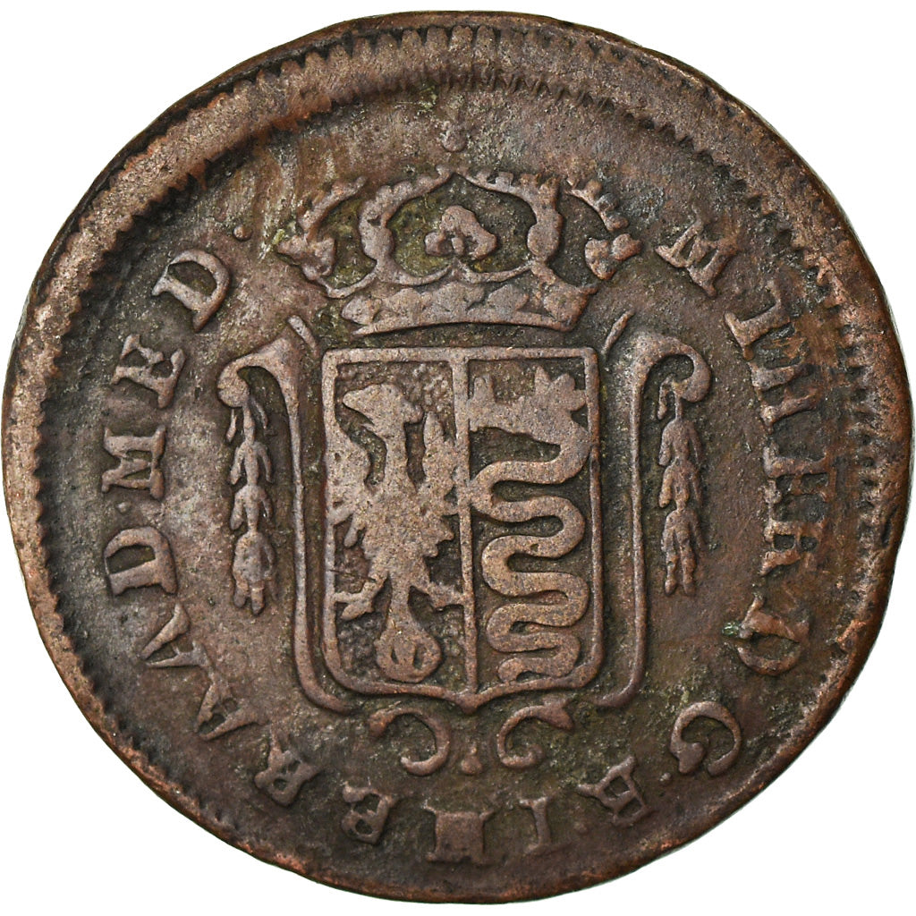 Monnaie, États italiens, MILAN, Maria Theresa, 1/2 Soldo, Mezzo Soldo, 1777