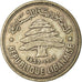Moneta, Liban, 50 Piastres, 1952, Utrecht, EF(40-45), Srebro, KM:17