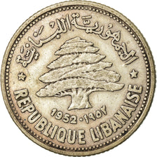 Moneta, Libano, 50 Piastres, 1952, Utrecht, BB, Argento, KM:17