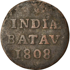 Monnaie, NETHERLANDS EAST INDIES, Duit, 1808, Dordrecht, TB, Cuivre, KM:76