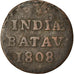 Monnaie, NETHERLANDS EAST INDIES, Duit, 1808, Dordrecht, TB, Cuivre, KM:76