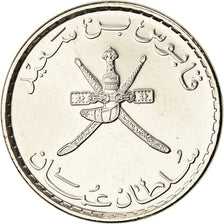 Coin, Oman, Qaboos, 50 Baisa, 2013, British Royal Mint, MS(64), Nickel Clad