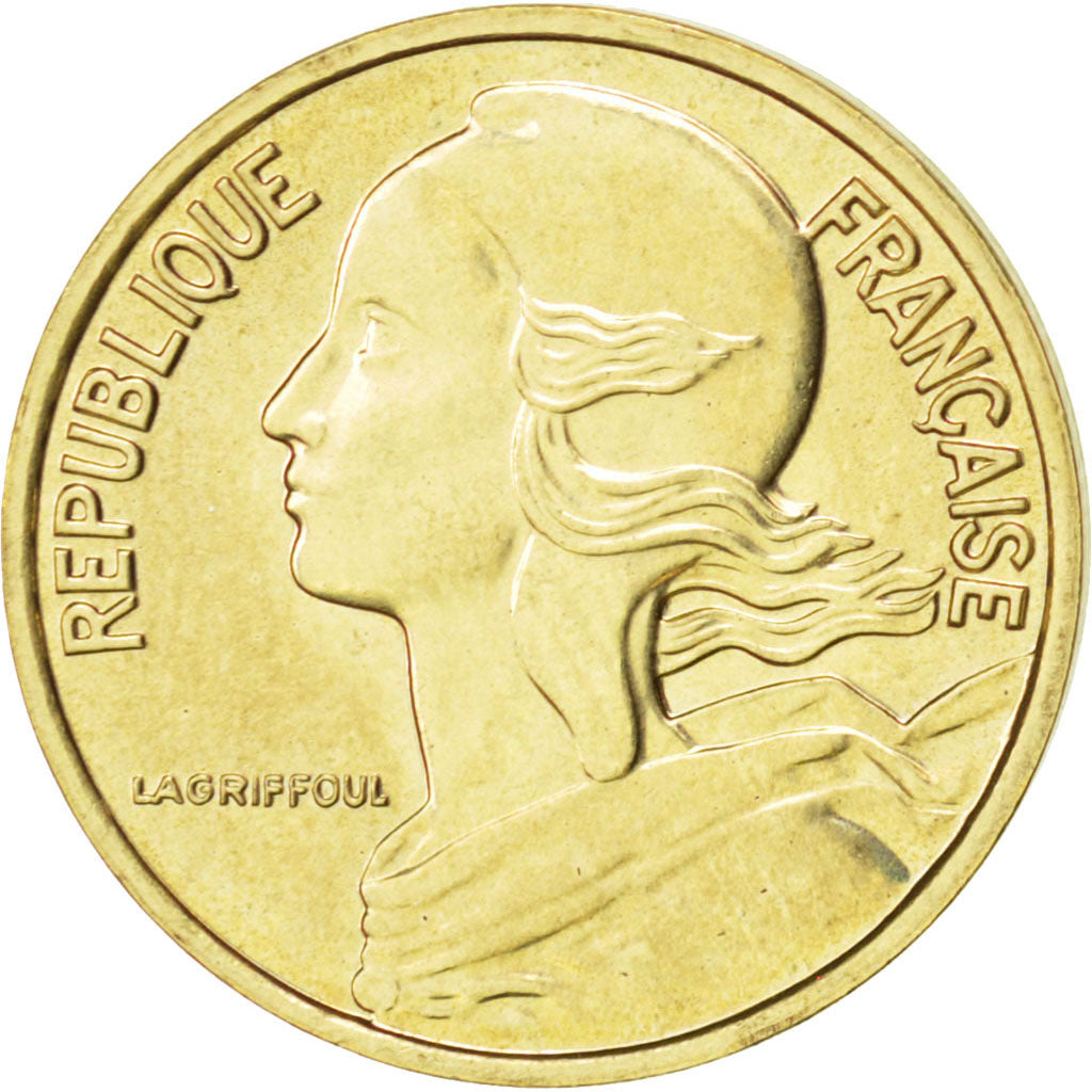 FRANCE, Marianne, 5 Centimes, 2001, Paris, KM #933, MS(60-62), Aluminum-Bronze,.