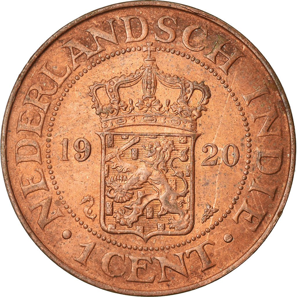 Moneta, INDIE ORIENTALI OLANDESI, Wilhelmina I, Cent, 1920, Utrecht, Caduceus