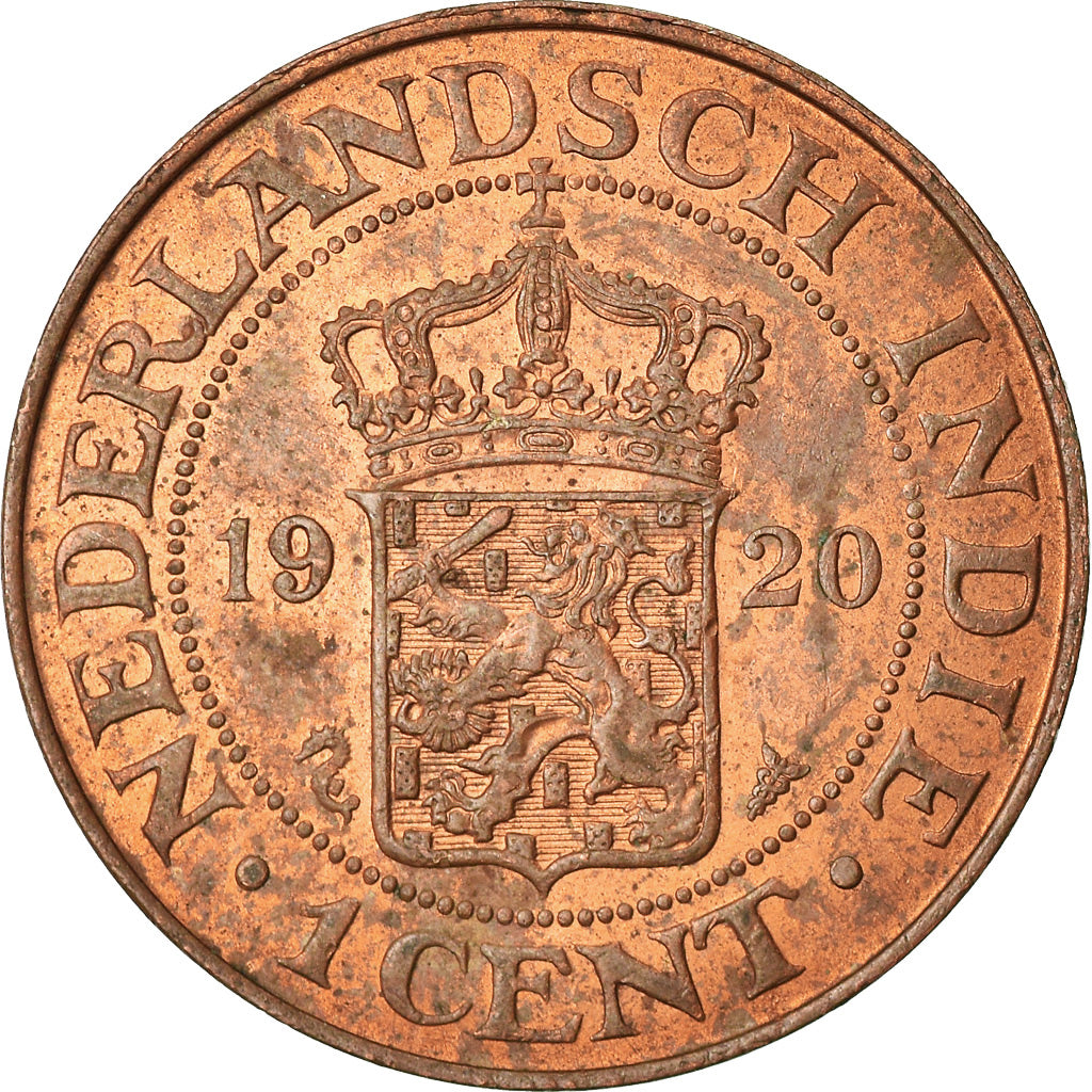 Moneta, INDIE ORIENTALI OLANDESI, Wilhelmina I, Cent, 1920, Utrecht, Caduceus