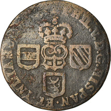 Monnaie, Pays-Bas espagnols, NAMUR, Philip V of Spain, Liard, 1710, Namur, TB+