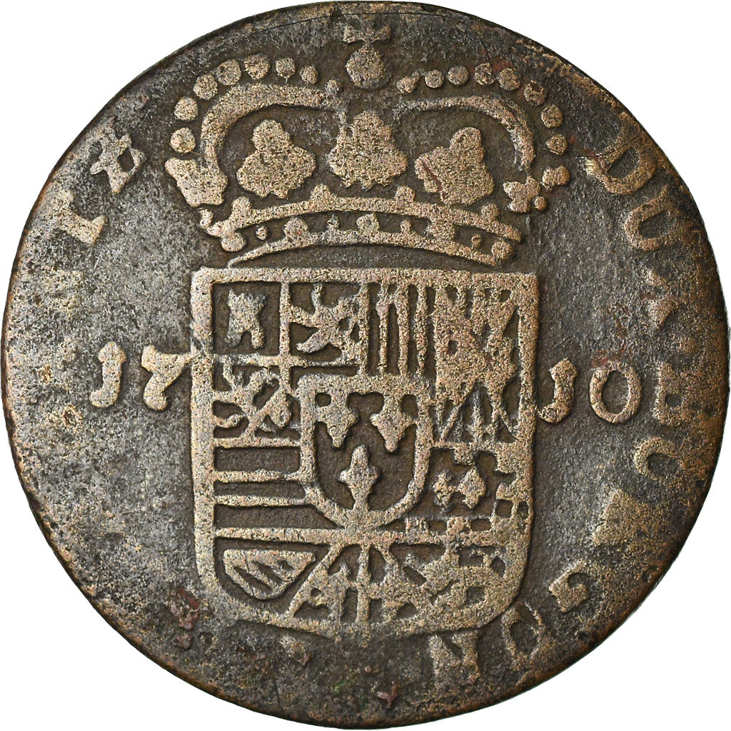 Moneda, Países Bajos españoles, NAMUR, Philip V of Spain, Liard, 1710, Namur