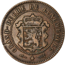Münze, Luxemburg, William III, 5 Centimes, 1854, Utrecht, SS, Bronze, KM:22.1