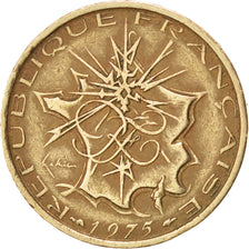 FRANCE, Mathieu, 10 Francs, 1975, KM #940, EF(40-45), Nickel-Brass, 26, Gadoury.