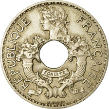 Munten, FRANS INDO-CHINA, 5 Cents, 1938, Paris, ZF, Nickel-brass, KM:18.1a