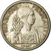 FRENCH INDO-CHINA, 10 Cents, 1940, Paris, AU(50-53), Nickel, KM:21.1