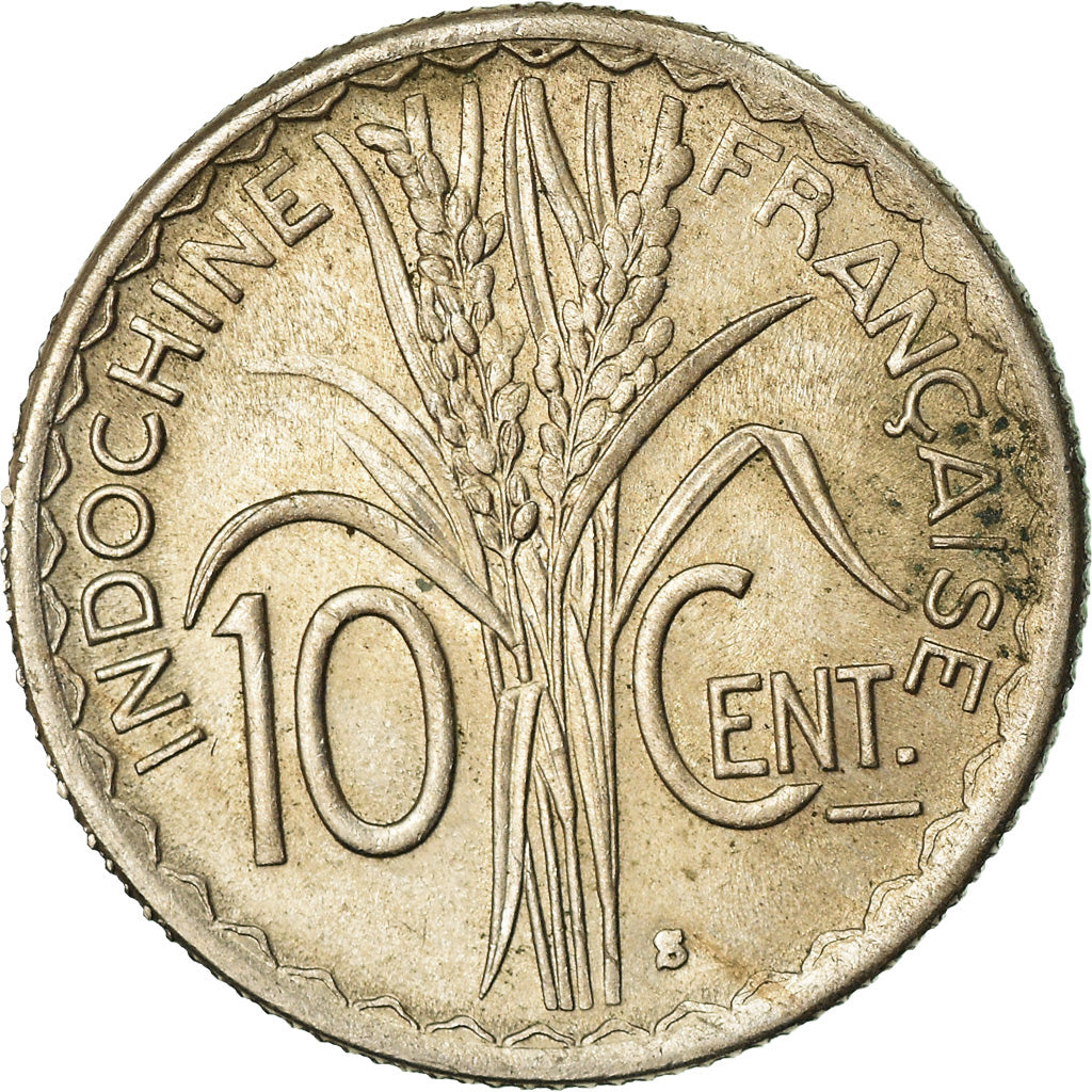Monnaie, FRENCH INDO-CHINA, 10 Cents, 1941, San Francisco, SUP, Copper-nickel