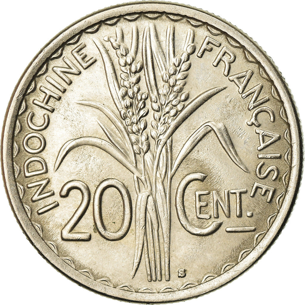 Monnaie, FRENCH INDO-CHINA, 20 Cents, 1941, San Francisco, USA, SUP+