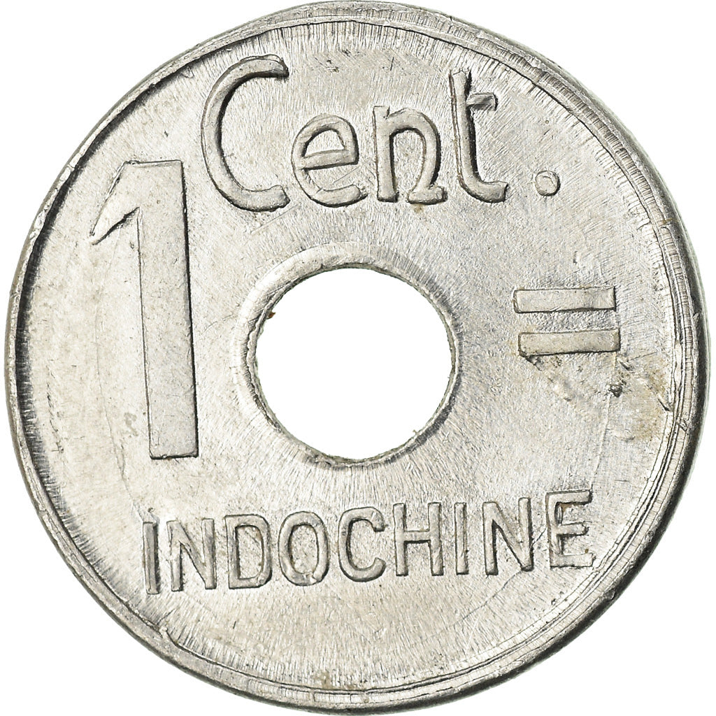 Monnaie, FRENCH INDO-CHINA, Cent, 1943, Paris, SPL, Aluminium, KM:26