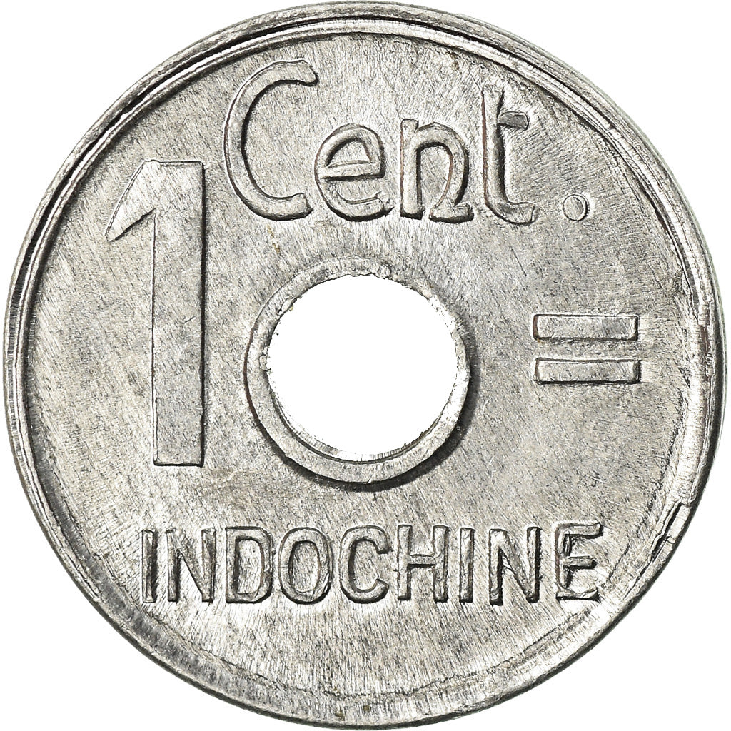 Münze, FRENCH INDO-CHINA, Cent, 1943, Paris, UNZ+, Aluminium, KM:26