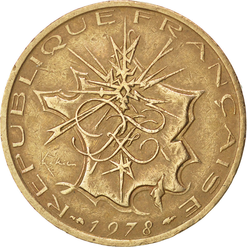 Coin, France, Mathieu, 10 Francs, 1978, EF(40-45), Nickel-brass, KM:940