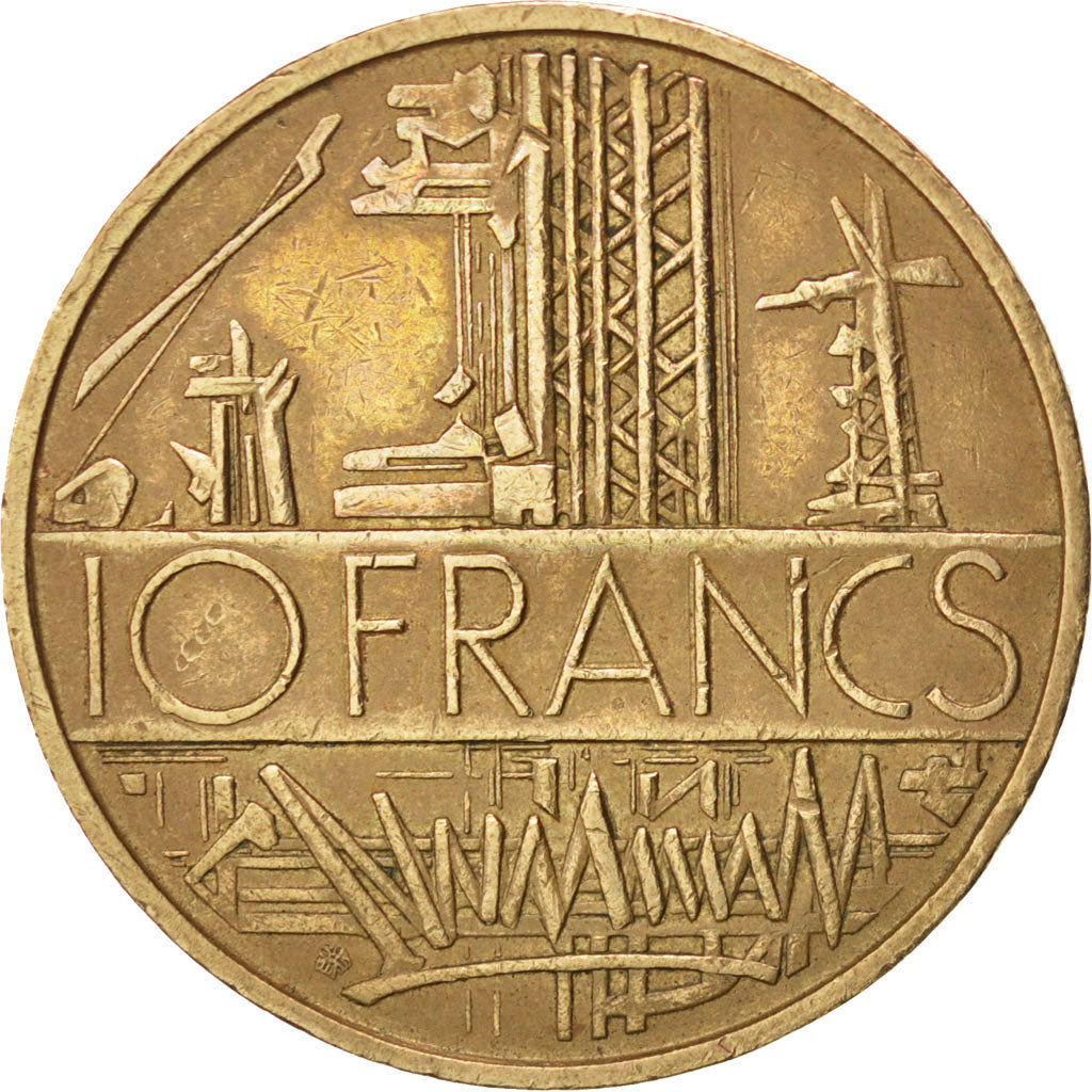 Coin, France, Mathieu, 10 Francs, 1978, EF(40-45), Nickel-brass, KM:940