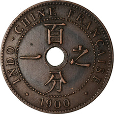 Moneta, INDOCINA FRANCESE, Cent, 1900, Paris, BB, Bronzo, KM:8
