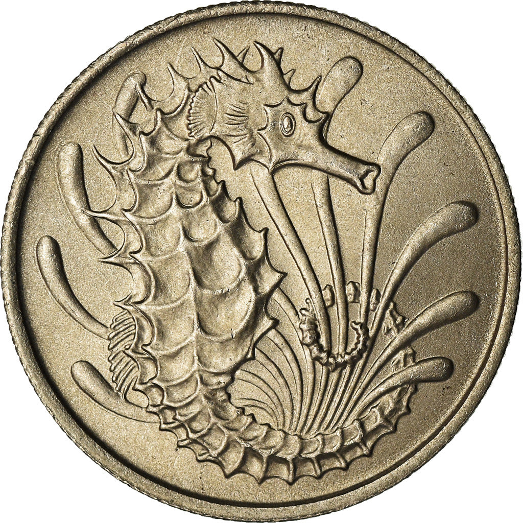 Moneta, Singapore, 10 Cents, 1967, Singapore Mint, SPL, Rame-nichel, KM:3