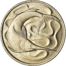 Moneta, Singapore, 20 Cents, 1967, Singapore Mint, SPL, Rame-nichel, KM:4