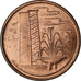 Moneda, Singapur, Cent, 1967, Singapore Mint, SC, Bronce, KM:1