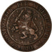 Münze, Niederlande, William III, 2-1/2 Cent, 1881, SS, Bronze, KM:108.1