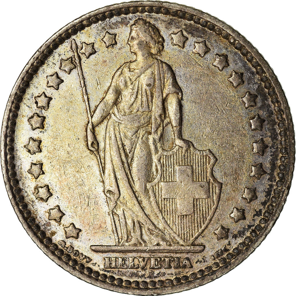 Monnaie, Suisse, Franc, 1920, Bern, TB+, Argent, KM:24