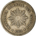 Moneda, Uruguay, 5 Centesimos, 1901, Uruguay Mint, Paris, Berlin, Vienna, MBC