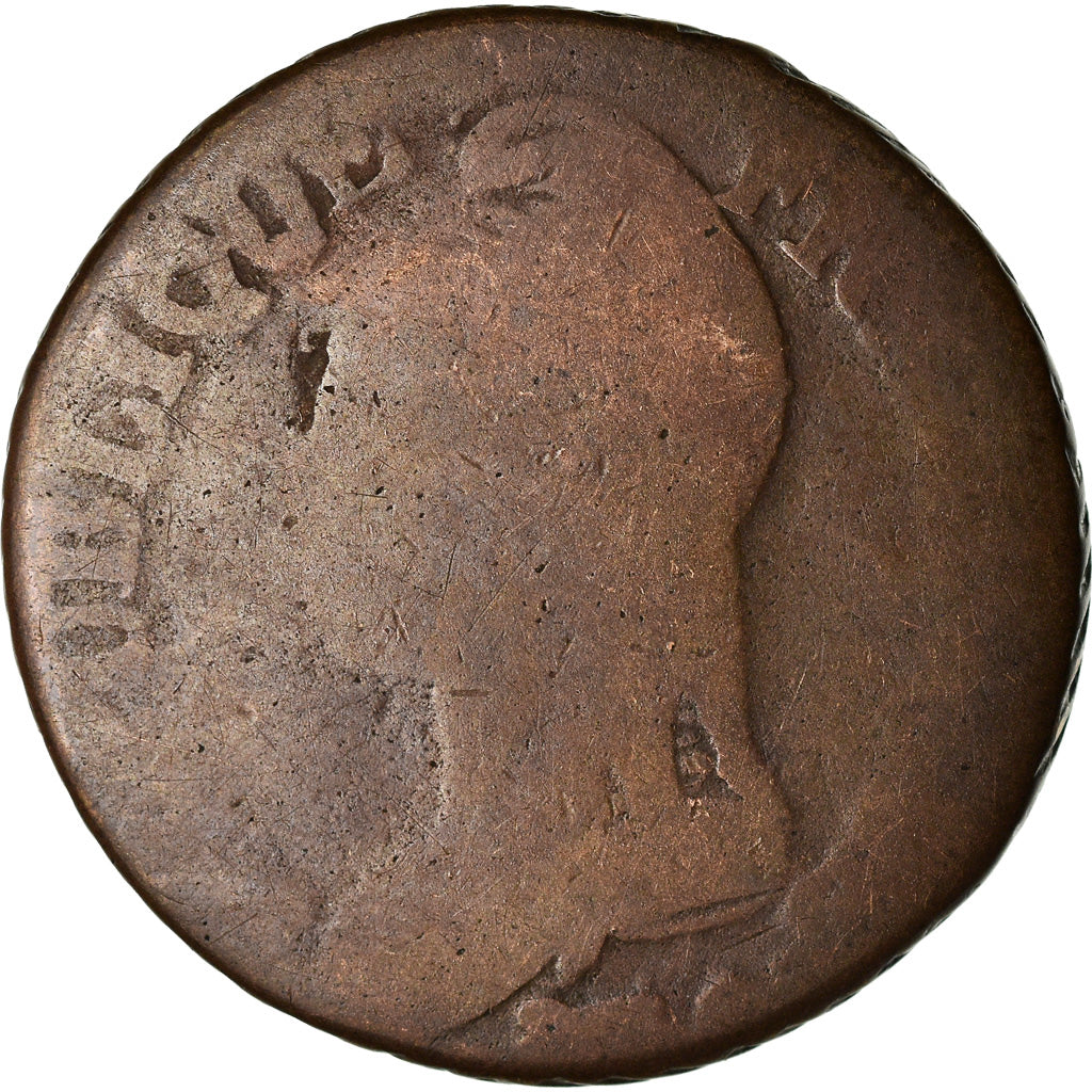 Moeda, França, Dupré, 5 Centimes, AN 7, Paris, VG(8-10), Bronze, KM:640.1