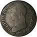 Moneta, Francja, Dupré, 5 Centimes, AN 8, Paris, VF(20-25), Bronze, KM:640.1