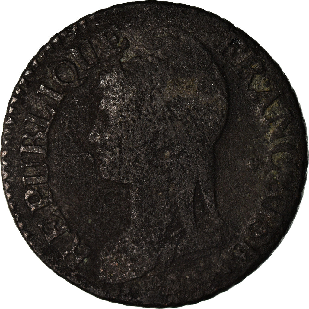 Coin, France, 5 Centimes, AN 8/5, Paris (A/R), VF(20-25), Copper