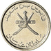 Moeda, Omã, Qaboos, 25 Baisa, 2013, British Royal Mint, MS(63), Aço Revestido