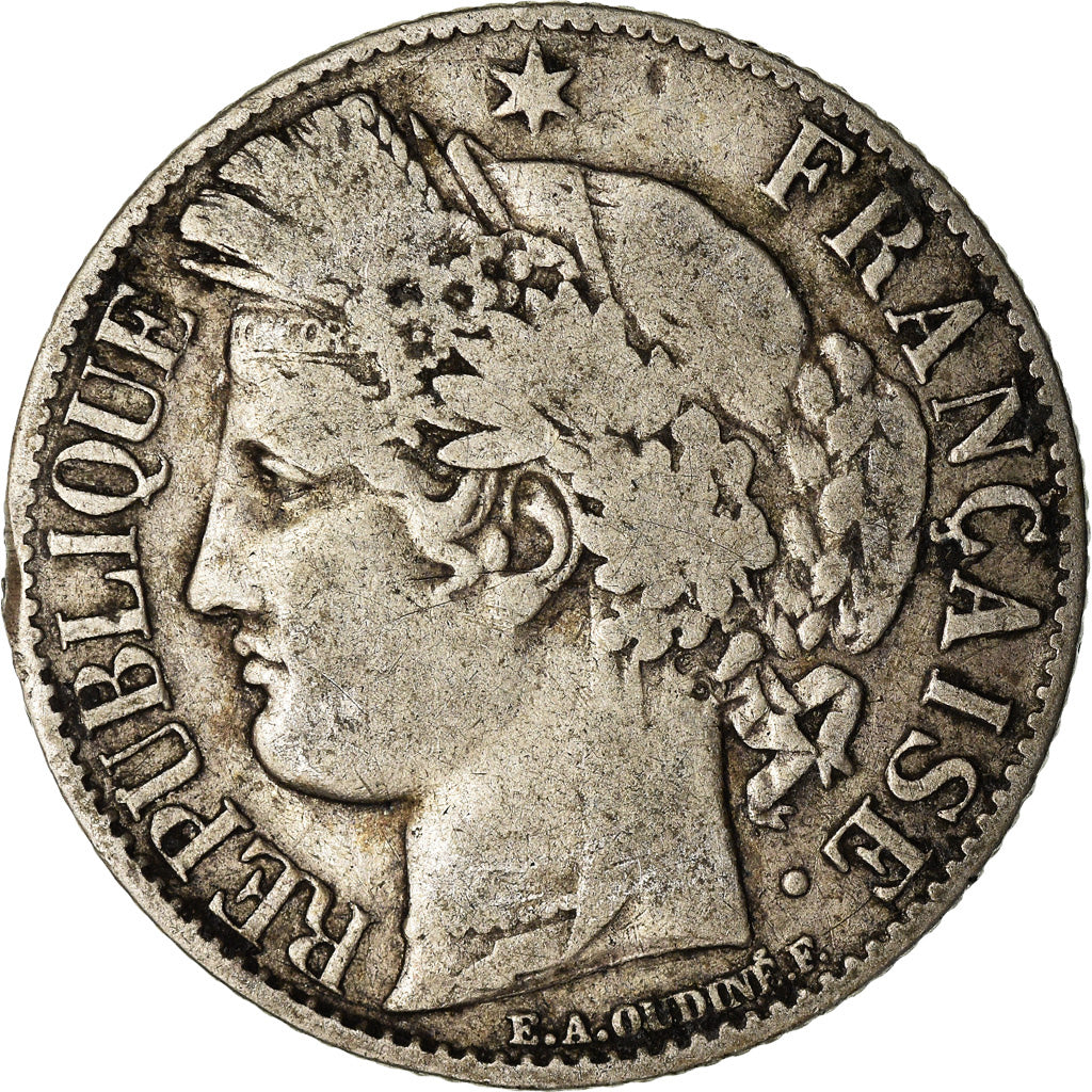 Coin, France, Cérès, Franc, 1895, Paris, VF(20-25), Silver, KM:822.1