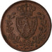 Münze, Italien Staaten, SARDINIA, Carlo Felice, 5 Centesimi, 1826, Genoa, SS+