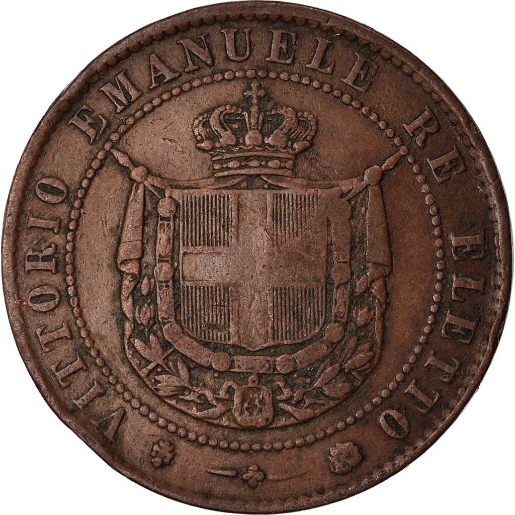Coin, ITALIAN STATES, TUSCANY, Provisional Government, 5 Centesimi, 1859