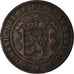 Moneda, Luxemburgo, William III, 10 Centimes, 1870, Utrecht, MBC, Bronce