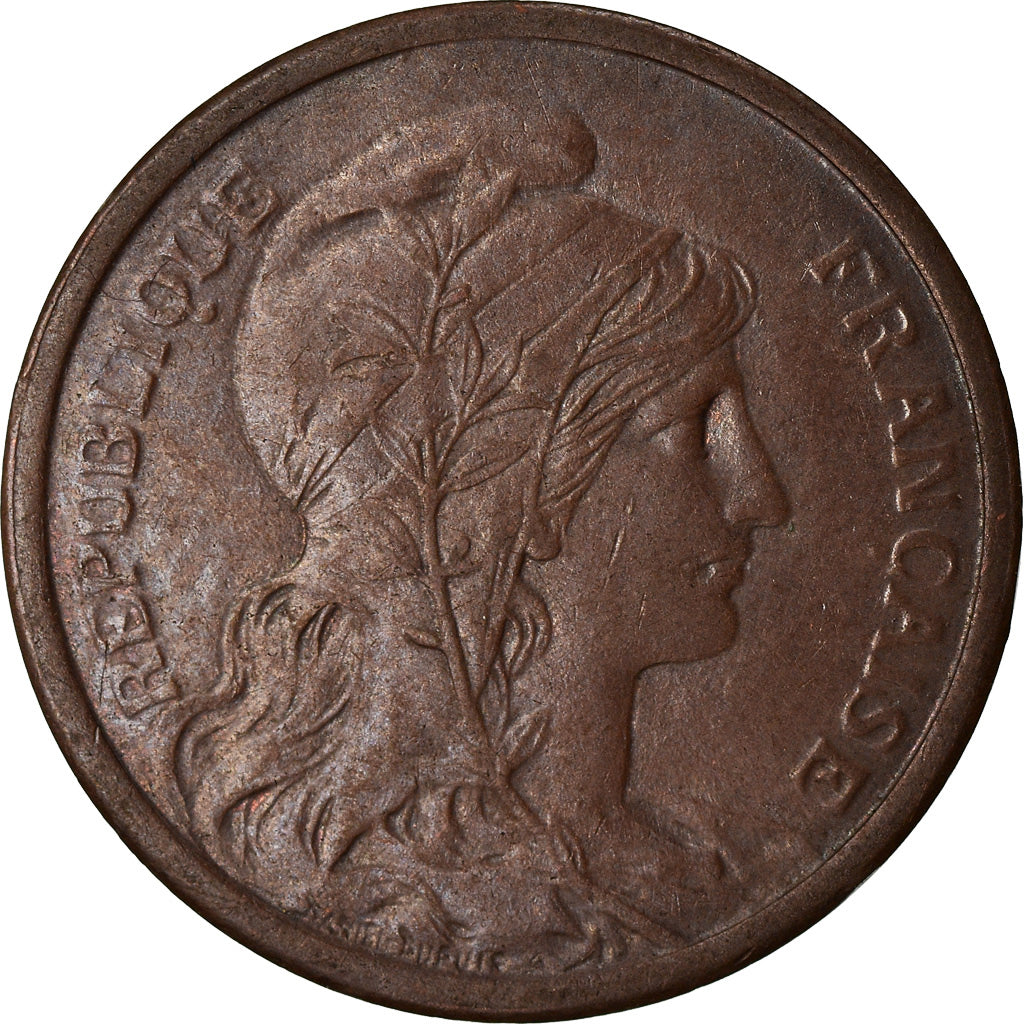 Monnaie, France, Dupuis, 2 Centimes, 1911, Paris, TTB+, Bronze, Gadoury:107