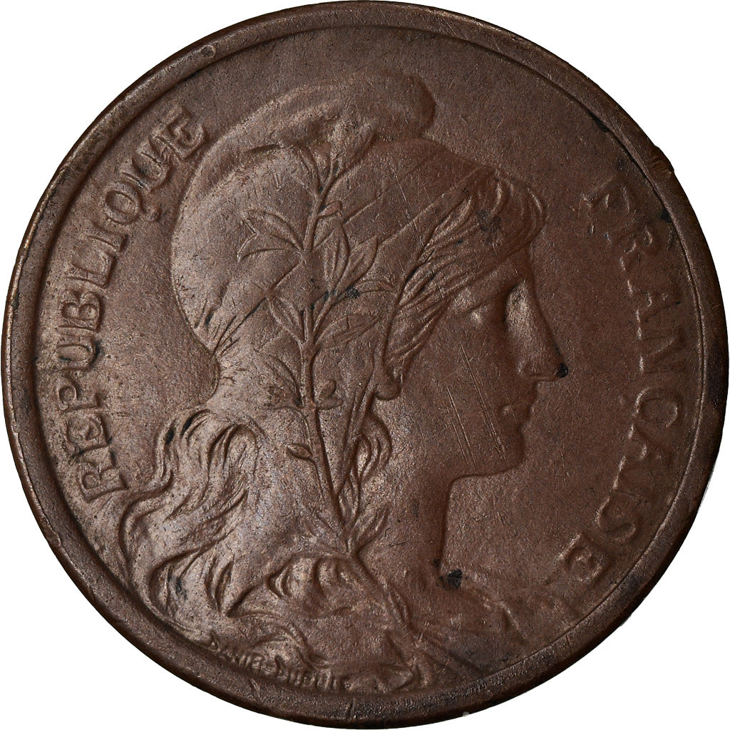 Monnaie, France, Dupuis, 2 Centimes, 1911, Paris, TTB+, Bronze, Gadoury:107