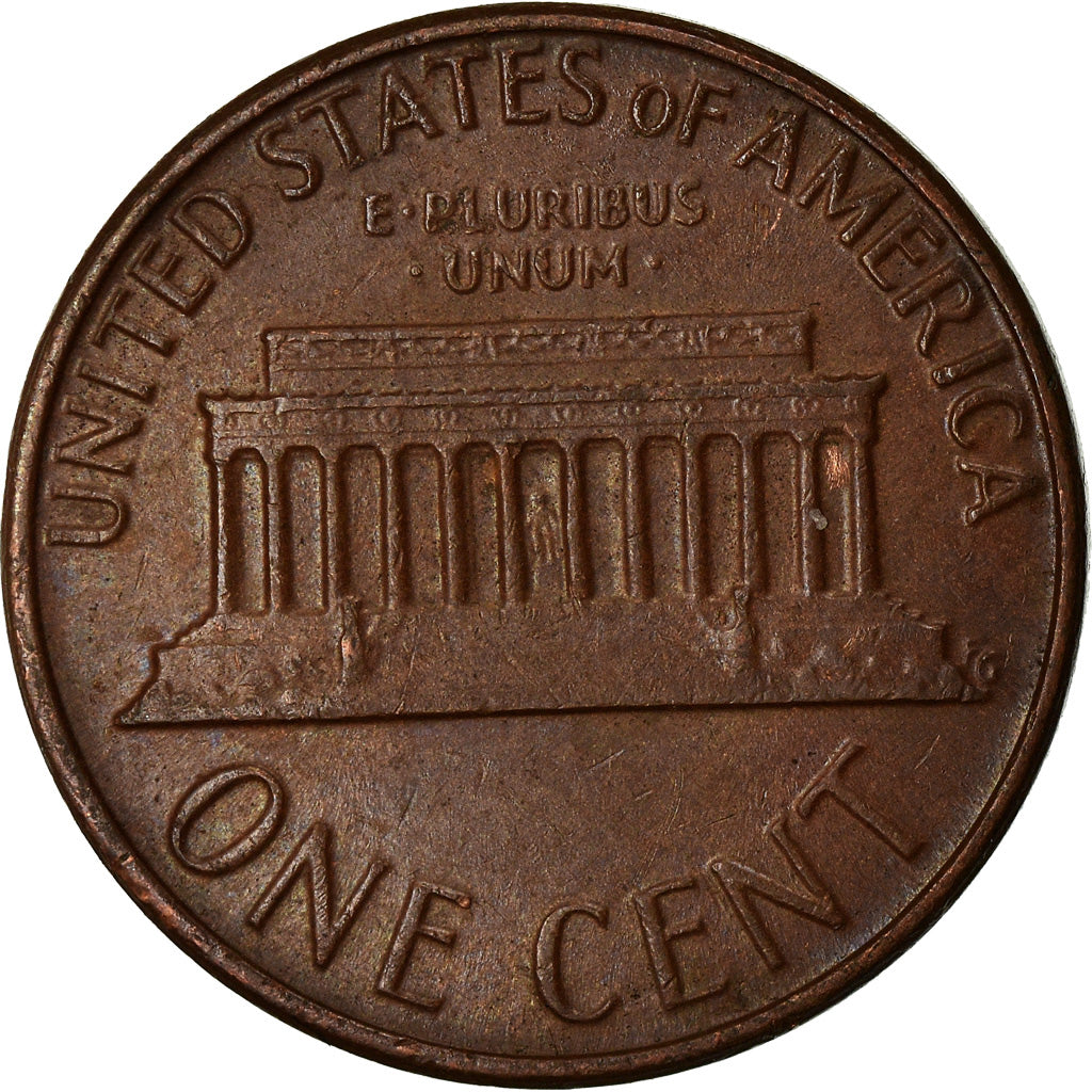 Moneta, Stati Uniti, Lincoln Cent, Cent, 1976, U.S. Mint, Denver, BB+, Ottone