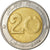 Munten, Algerije, 20 Dinars, 1996, Algiers, FR+, Bi-Metallic, KM:125