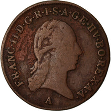 Monnaie, Autriche, Franz II (I), Kreuzer, 1800, Vienne, TB+, Billon, KM:2111